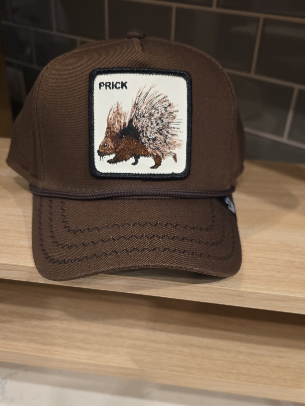 The GOORIN BROS new PRICK PORCUPINE brown Hat The Farm